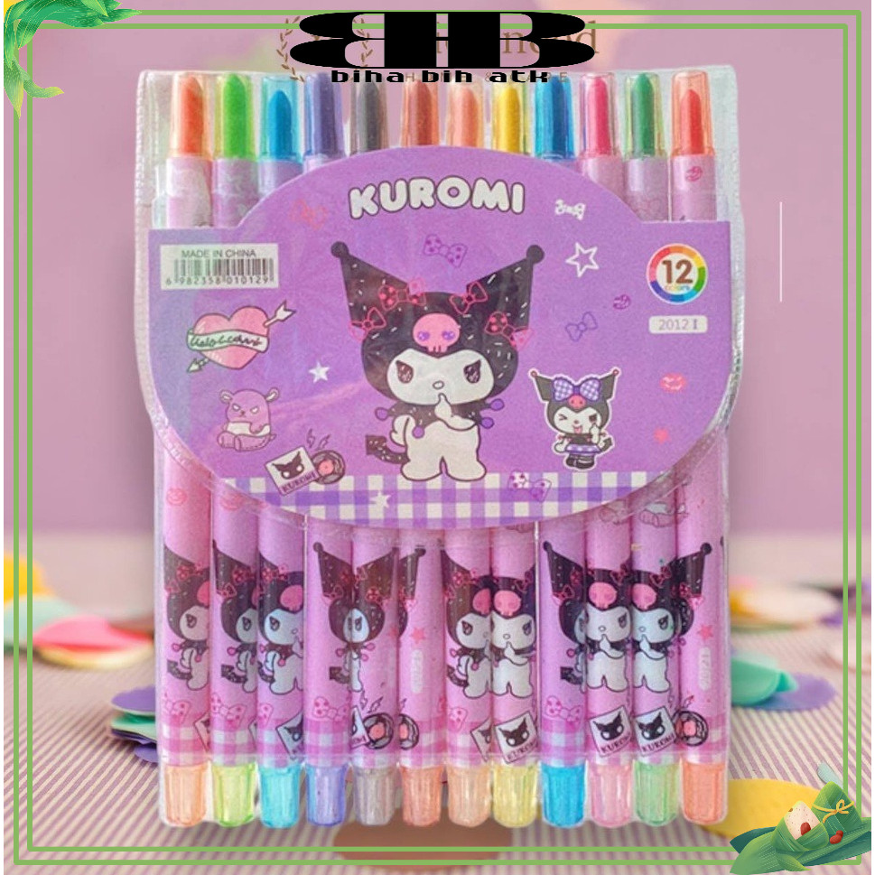 

krayon Putar panjang 12 Warna /Crayon Putar Panjang 12 Warna/Rolling Crayon/Oil Pastel
