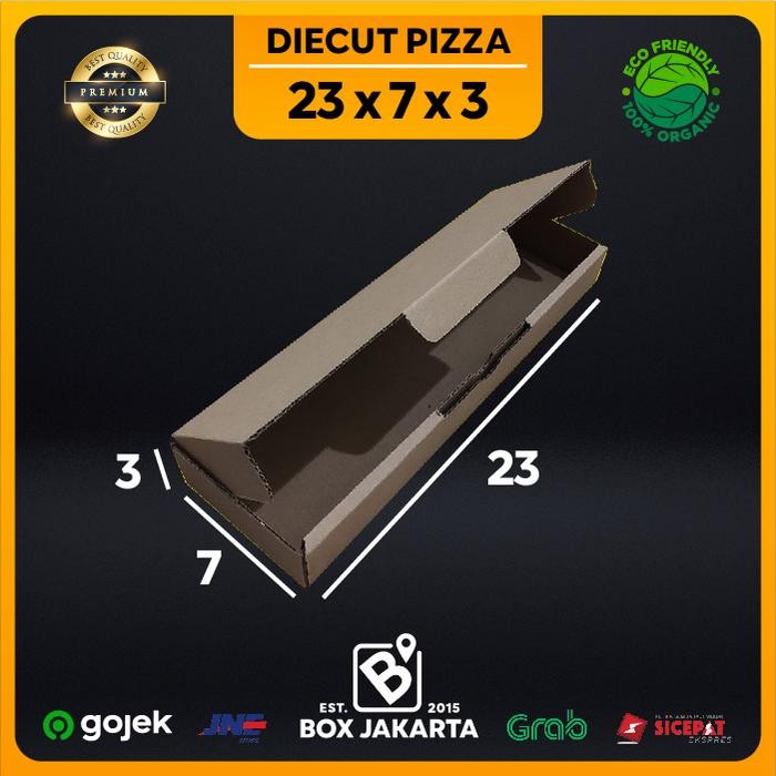 

KARDUS uk 23x7x3 CM Diecut Pizza Corrugated Packaging Box