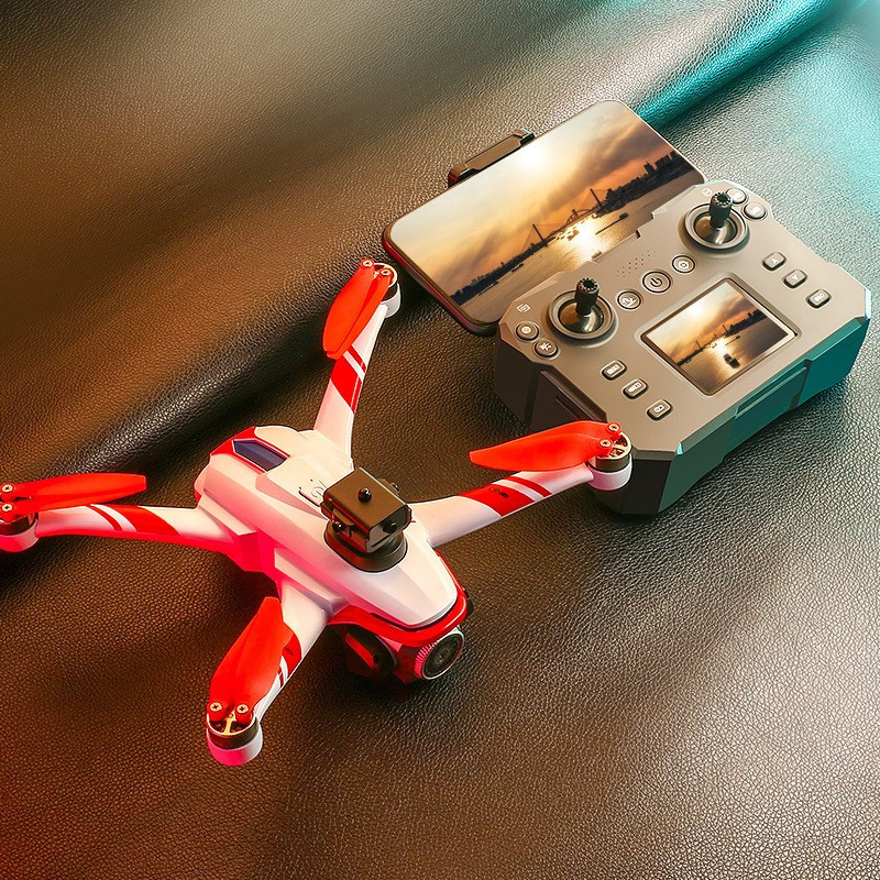 Drone Remote Layar Screen K6 K15 S9 Max 4K Brushless Sensor Obstacle Avoidance - Drone K6 MaxCO