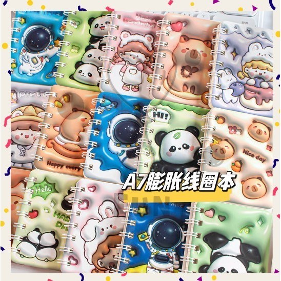 

FF PROMO - Notebook 3D Astronot Planet Space Viral Import Buku Tulis Sekolah Anak 80 Lembar