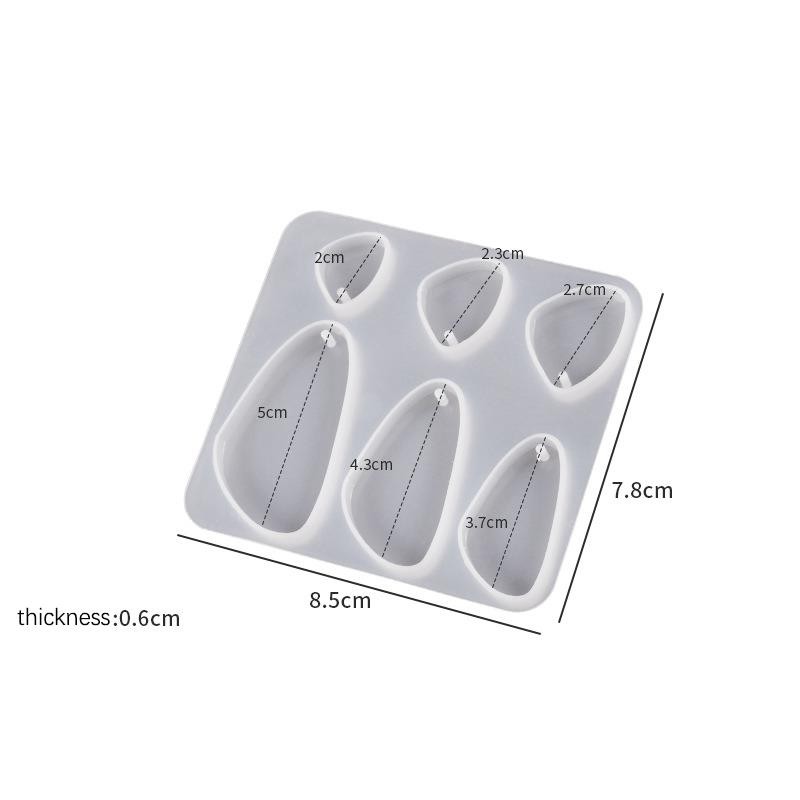 

DIY Earring Epoxy Resin Silicone Mold Star Moon Square Droplets Shape Mould For Earring Pendant Epoxy Resin Jewelry Casting Mold