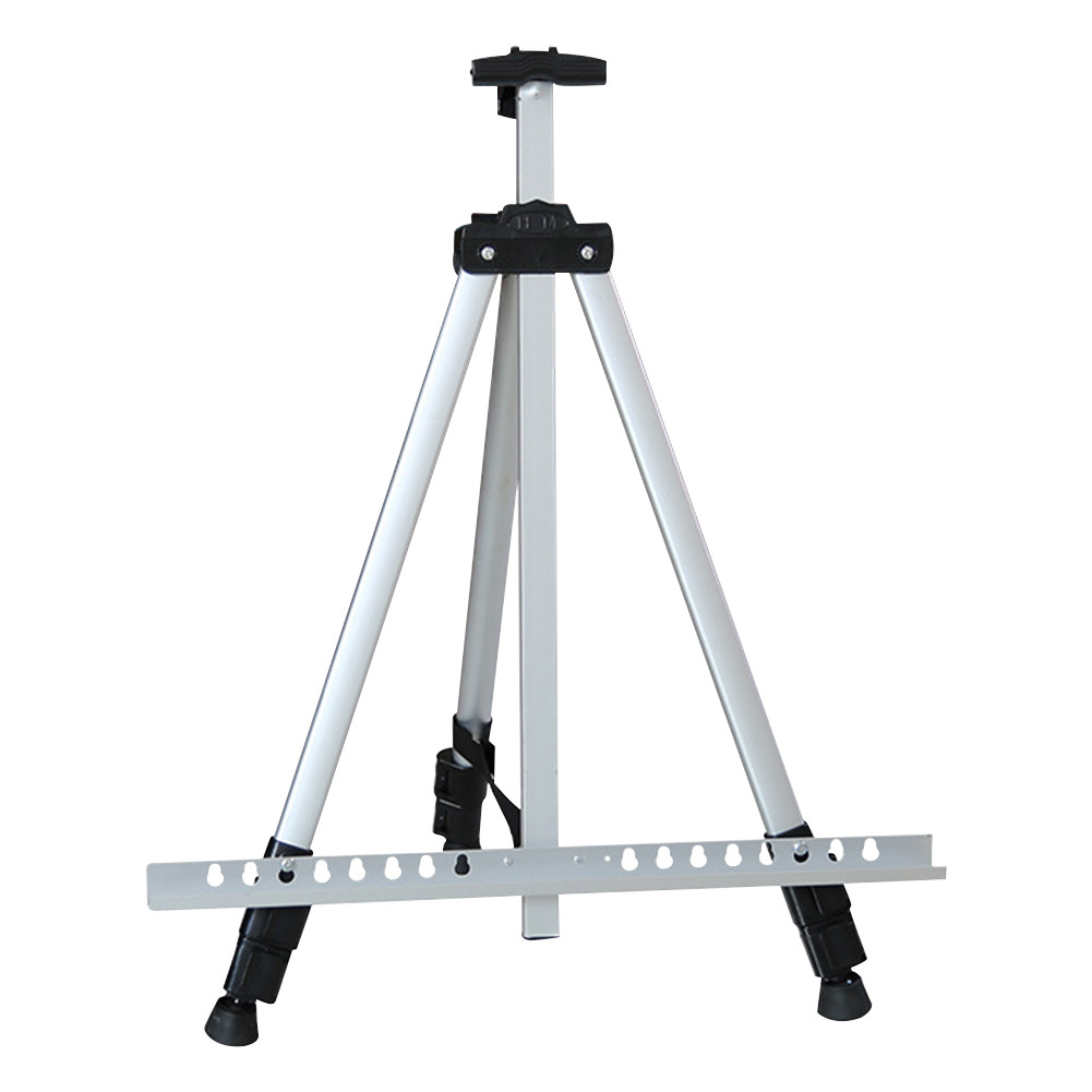 

Folding Painting Easel Frame Portable Tripod Display Aluminium Adjustable Bracket for Outdoor Travelling Ornaments