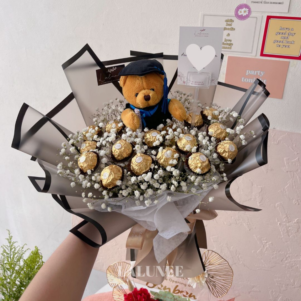 Buket Coklat Ferrero Rocher Bouquet Buket Wisuda Ferero