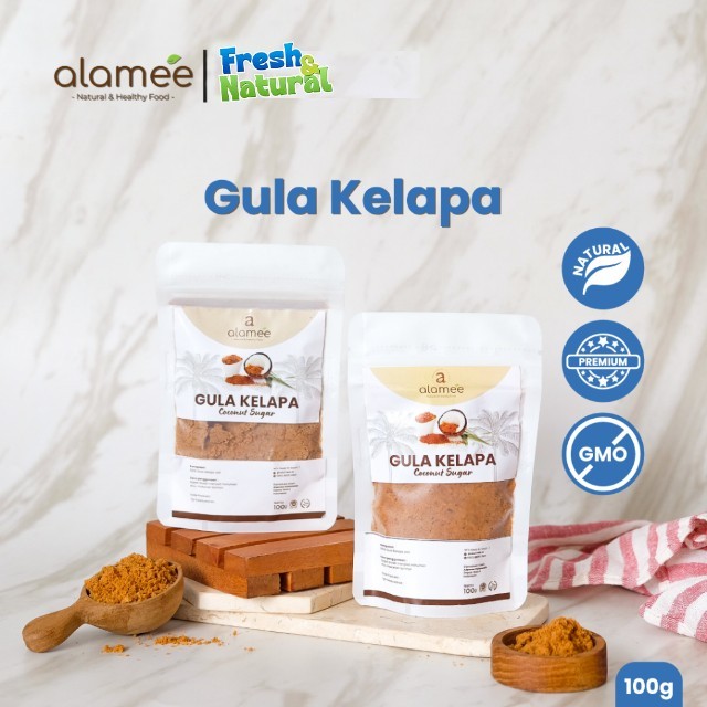 

ALAMEE Gula Semut Kelapa Organik Asli Bubuk Coconut Sugar Premium Powder Natural Organik Organic fresh and natural