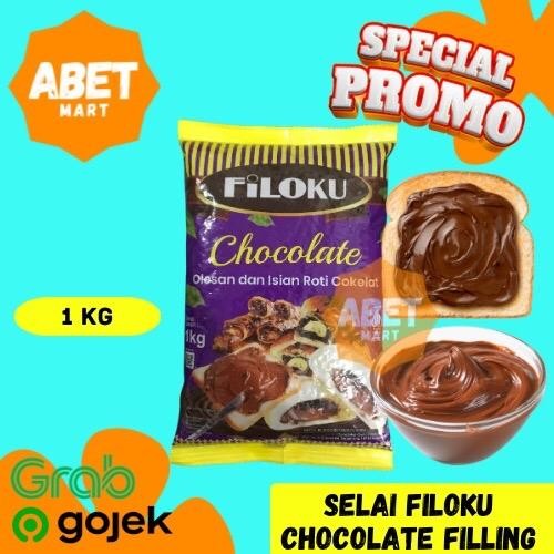 

FILOKU Selai Cokelat Filllin Kemasan 1Kg - 1 Kg Coklat Isian Roti Kue Filing Isi Olesan Chocolate Premium Spread Pak Pcs Dus Filo Viloku