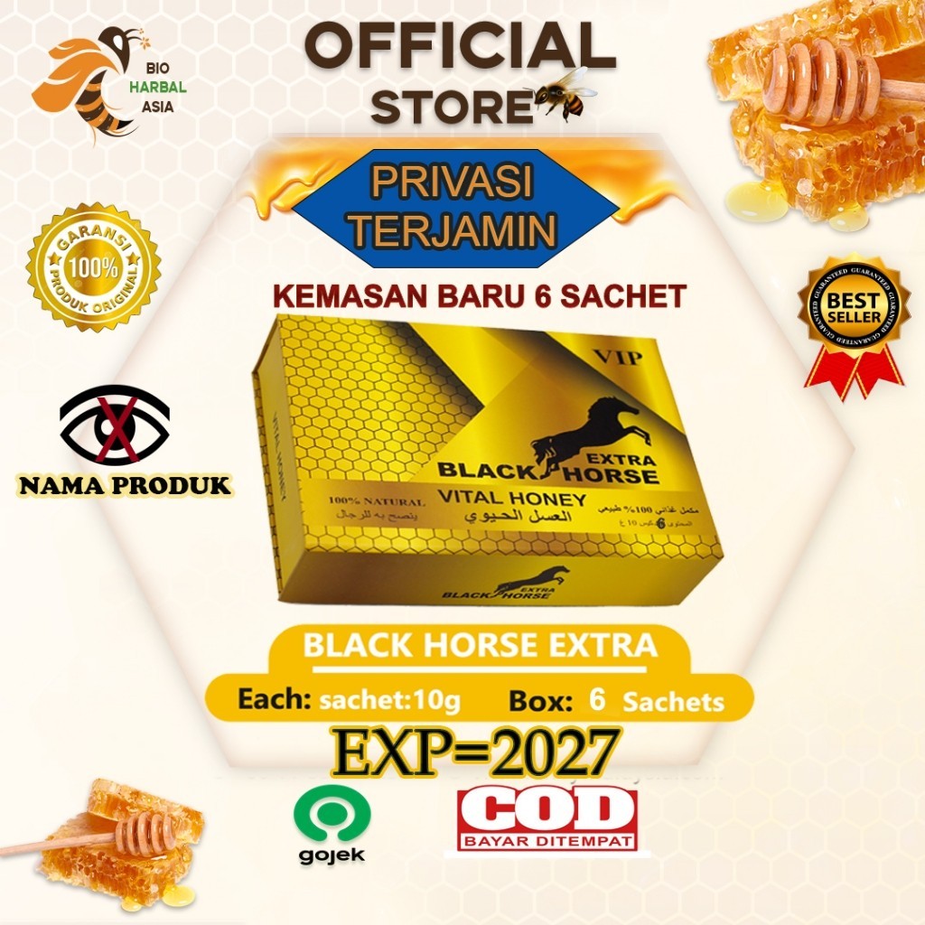 

Vital honey Black Horse Extra 1 Box 6 Sachet