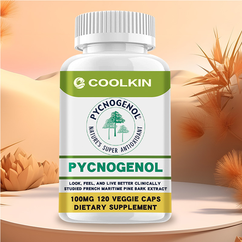 

Pycnogenol - French Maritime Pine Bark Extract, Support Antioxidant, Non-GMO, Gluten Free