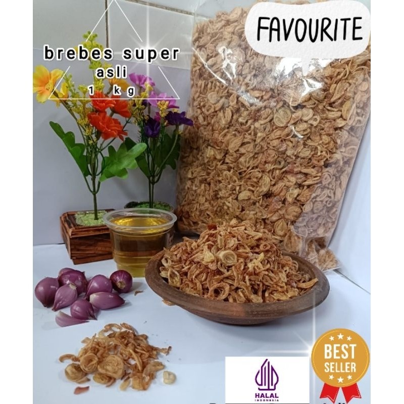 

Bawang Goreng Brebes Asli 1kg Tanpa Pengawet