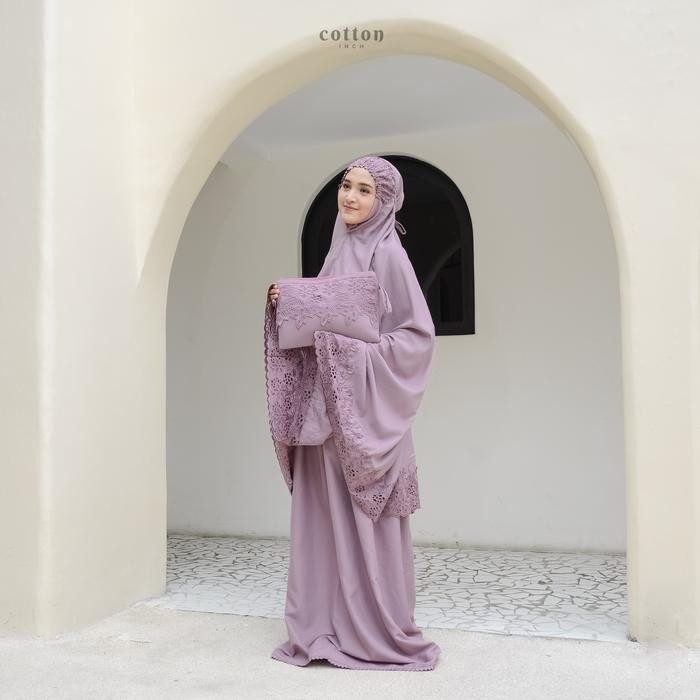 

PROMO Cotton Inch - Hampers Hardbox Prayer Kit Set Mukena Dewasa Khadijah Attaya Arumi - Attaya - Mauve, Hardbox