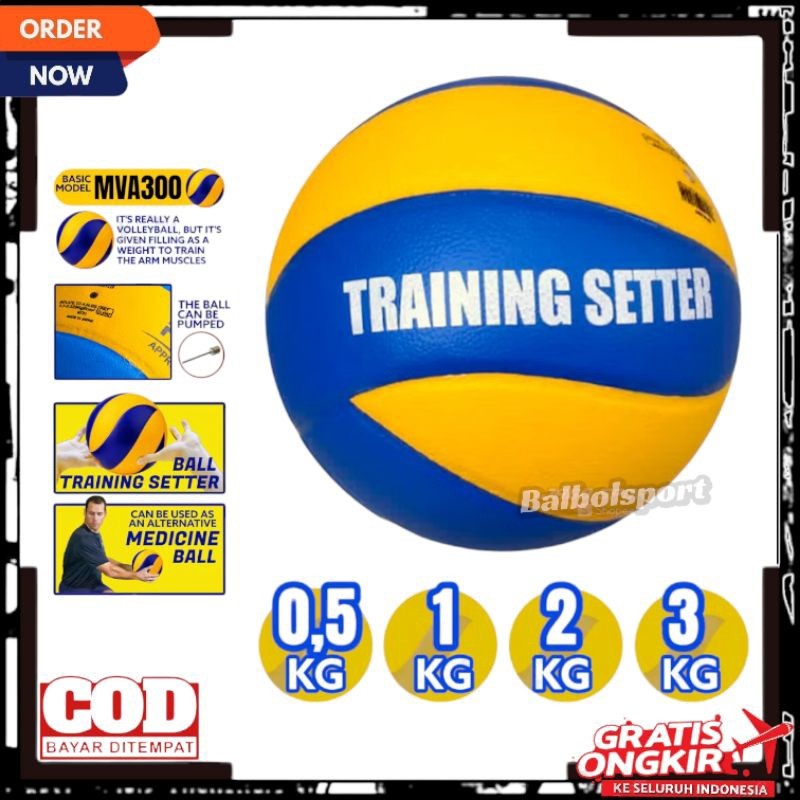 Bola setter toser 0.5/1/2/3 KG Bola latihan setter bola voli setterCO