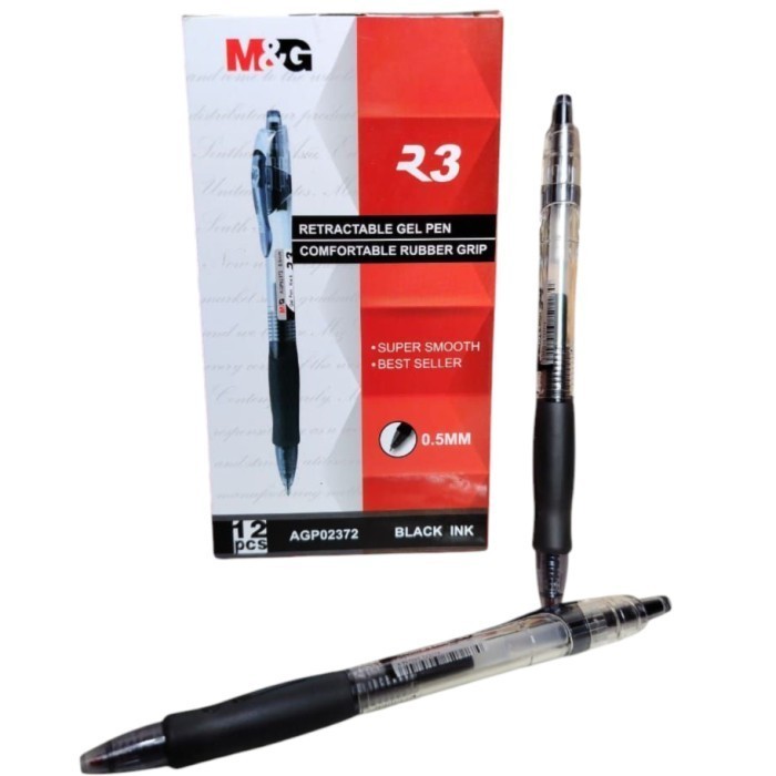 

M&G pulpen gel R3 0,5 / Pulpen Gel R3 0,5mm