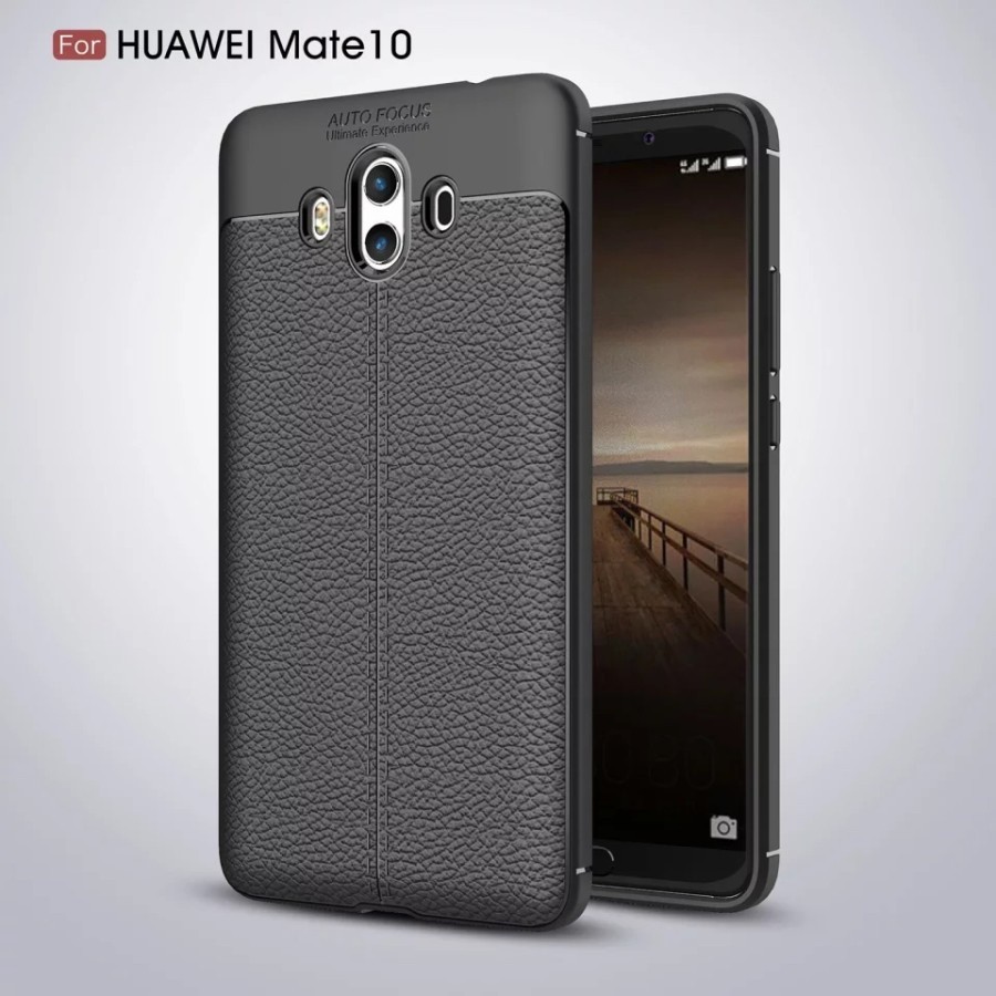 CASE HUAWEI MATE 10 / MATE 10 PRO AUTOFOCUS KULIT SILICONE TPU LEATHER COVER