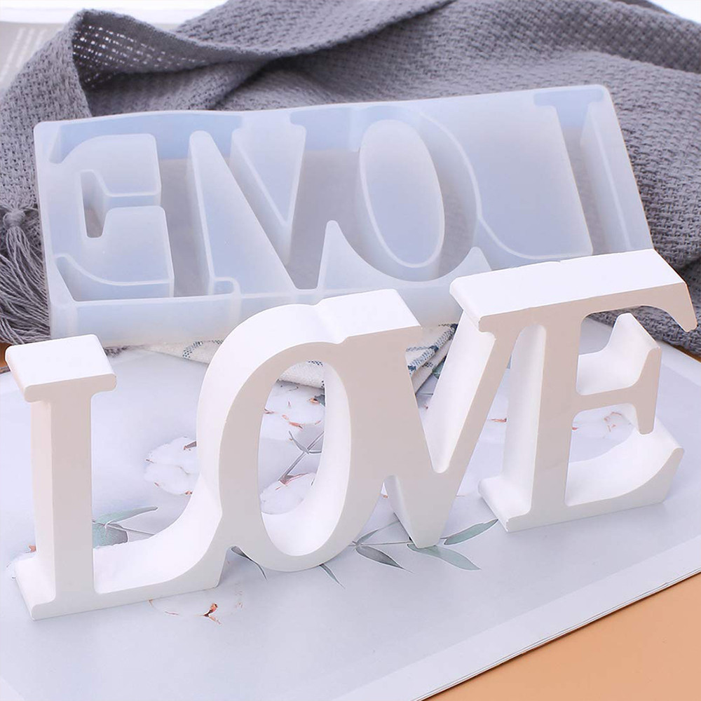 

Romantic Love Decorative Ornaments Mold High Quality Epoxy Resin Crafts Mold Handmade Gift Making Silicone Mould