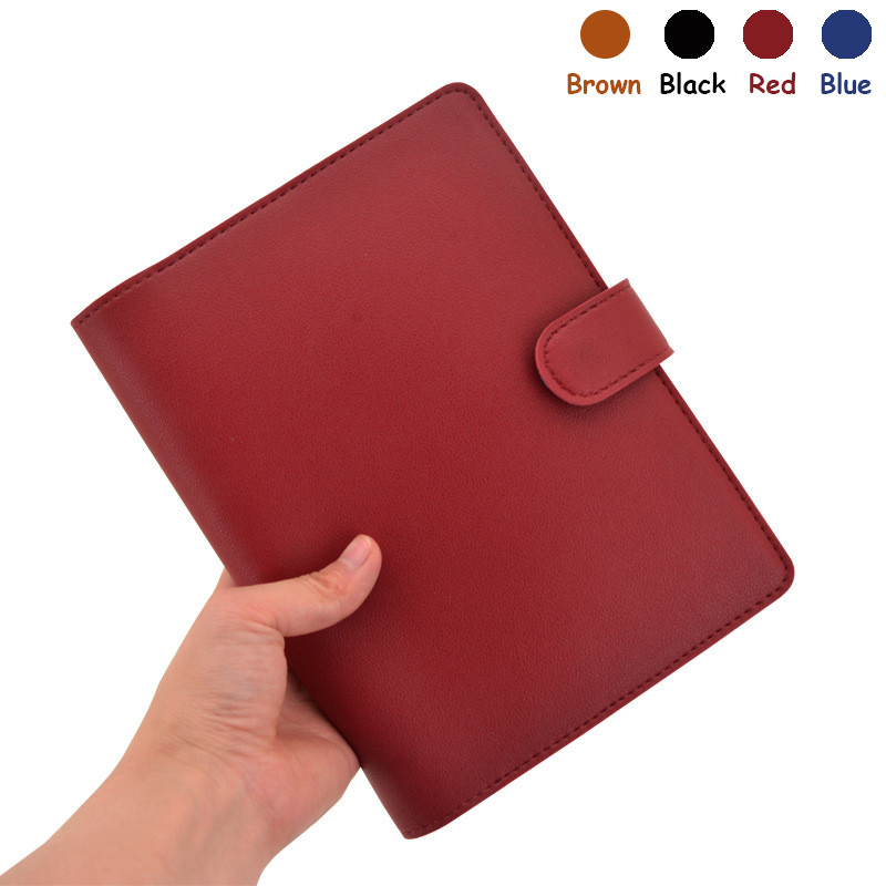 

B6 Loose-Leaf Notebook Leather Cover Notebook Multi-Function Slipcover Business Meeting Diary Cover Planner Notebook Cover
