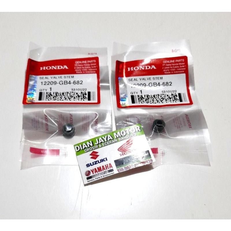 (AHM) Sil Klep Set GB4 Honda Grand Supra X Revo Blade 110 Beat Scoopy Original Honda Genuine Parts 1