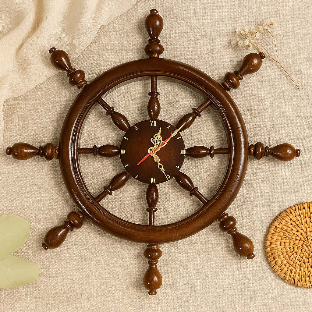 FATMAJATI Jam Dinding Nahkoda Setir kapal Besar