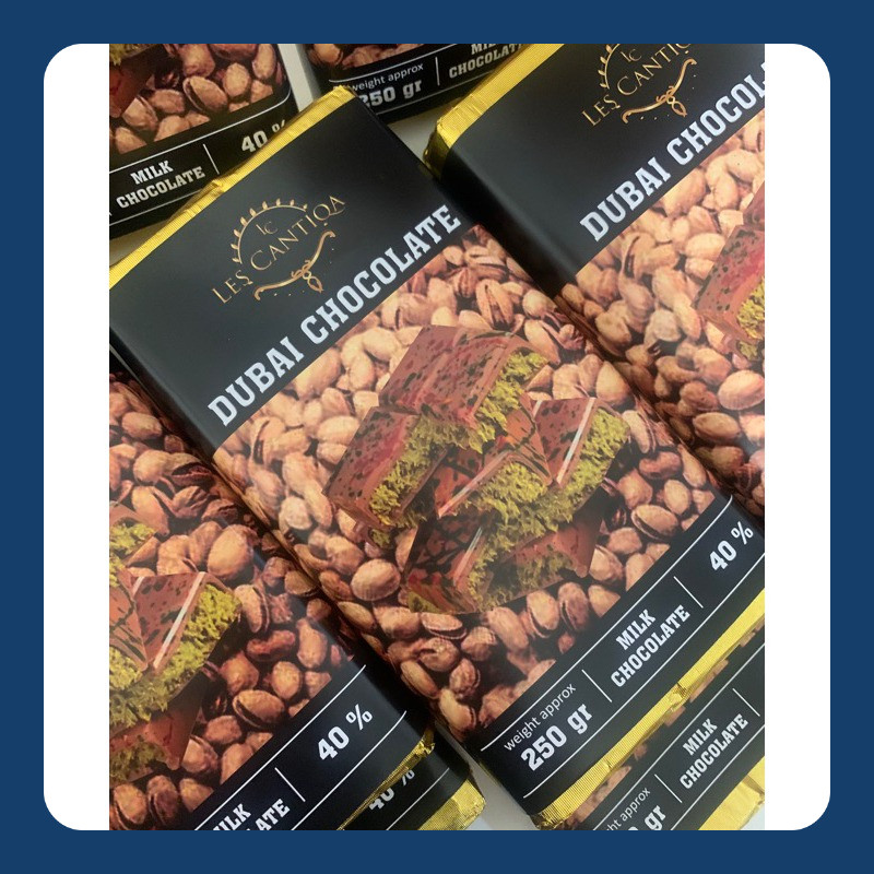 

coklat dubai kunafa pistachio lescantiqa