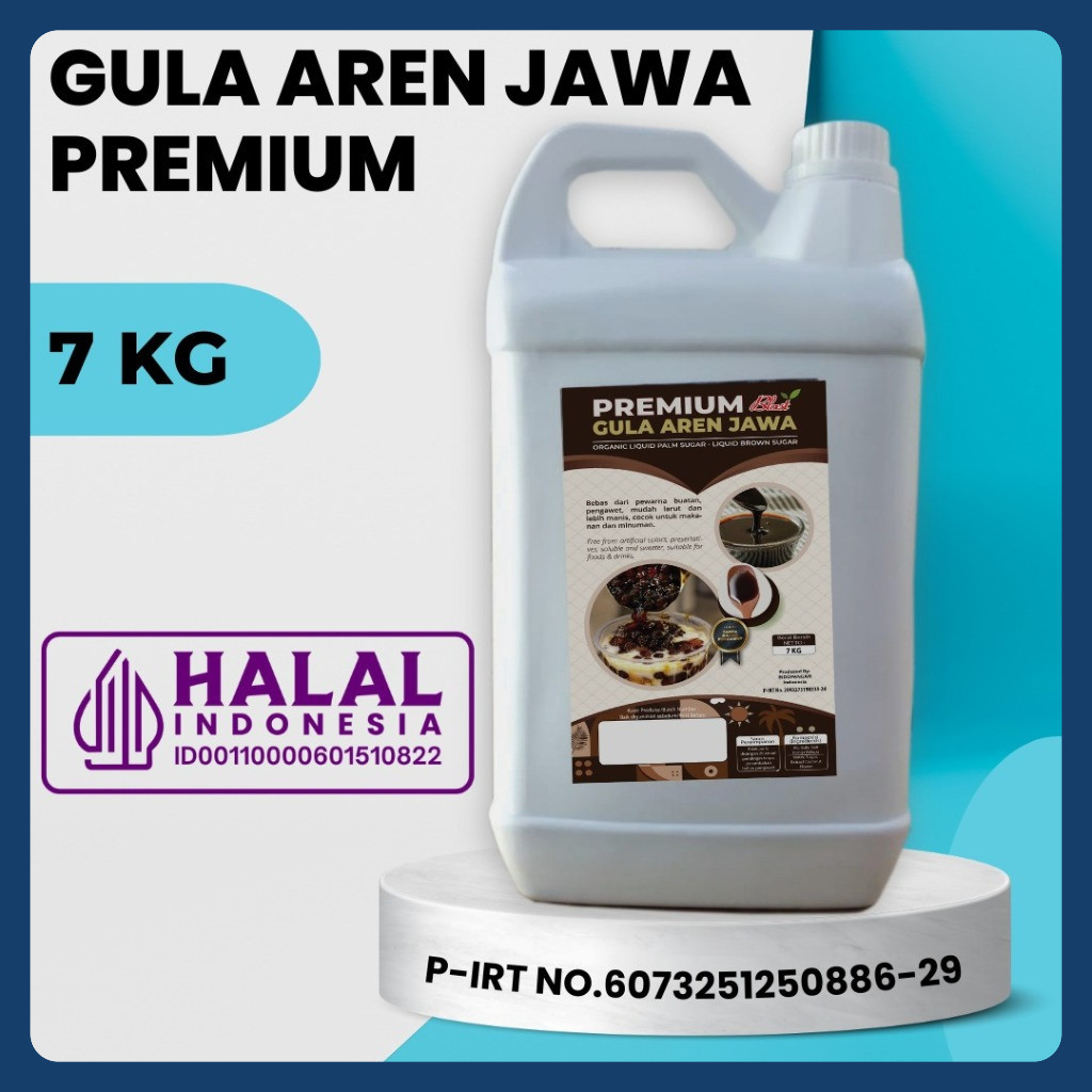 

GULA AREN CAIR 7 KG ( 5 liter ) - Brown Sugar Liquid / Palm Sugar Syrup / Gula Jawa Aren