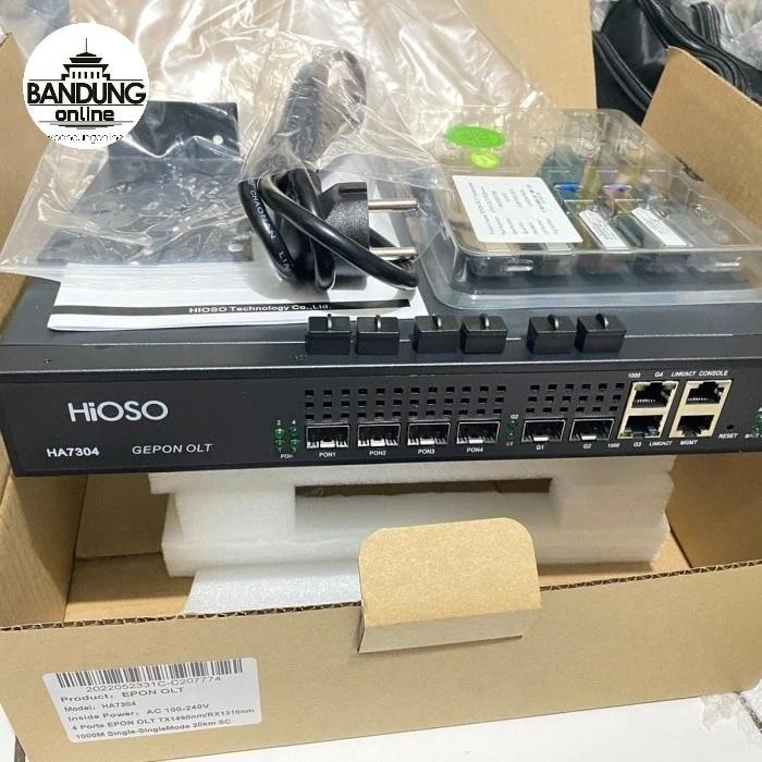 HIOSO HA7304 4 Port EPON OLT Free SFP 4PX 20+++ dB - HA7304 Only