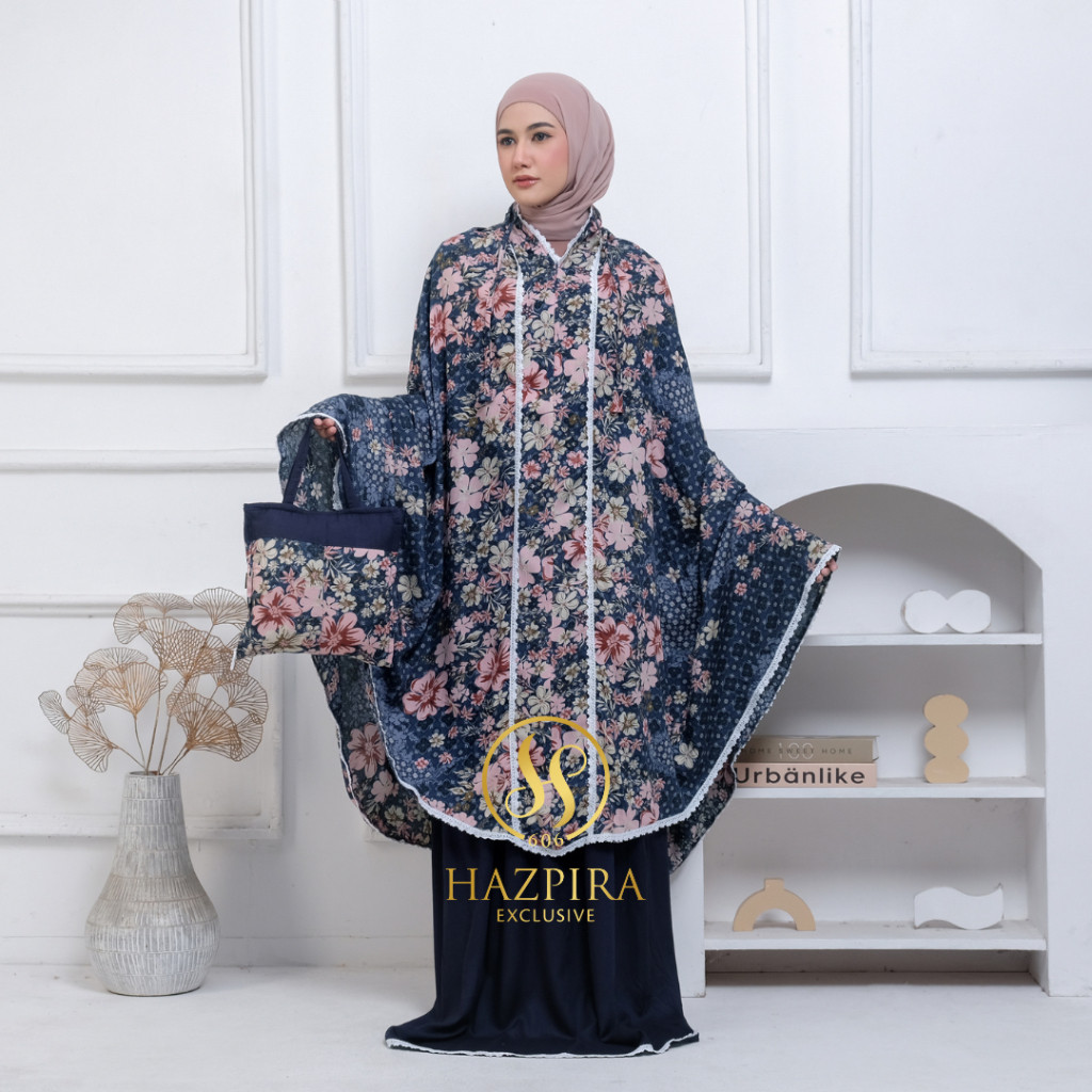 syabiya= Mukena Dewasa 2in1 Bali Rayon Premium Viscose Aliya Jumbo