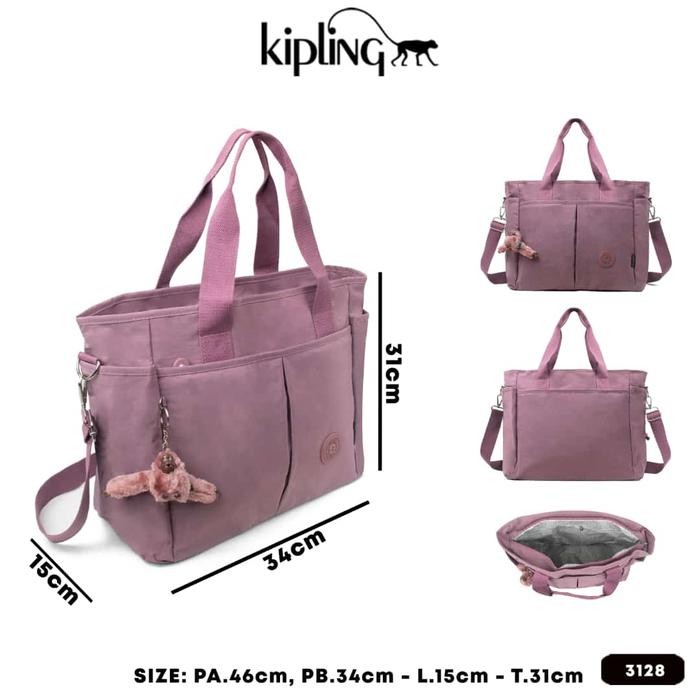 TP986 tas kipling Tote bag besar premium anti air  parasut tebal #3128#