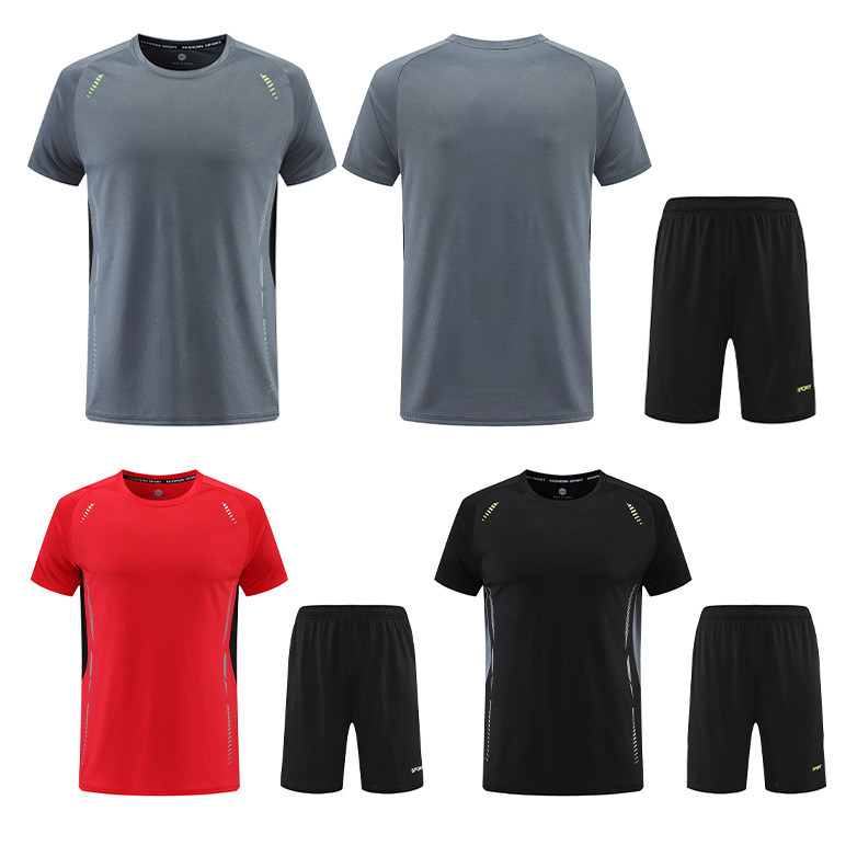 AZHAR.ID KAMB Set Baju Olahraga Pria Original Lari Badminton Running Jersey Gym