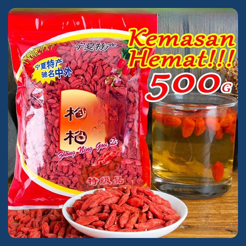 

Termurah promo 500gr!!! /Goji Berry / Ki Chi /Kiche Kie Che/ Wolfberries /Goji Berry Premium Quality