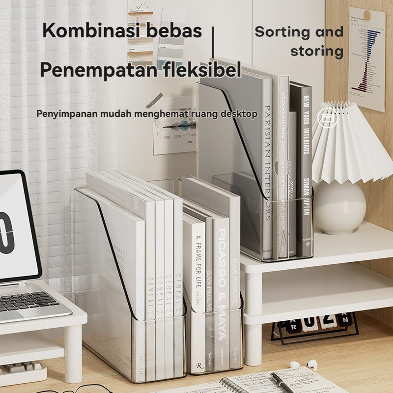 Rak Box File Kantor Rak Dokumen layer Box File Tempat Majalah Rak Box File Fleksibel Organizer Box F