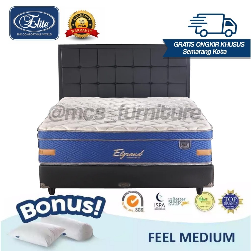 Kasur Elite Springbed Elgrand Foam Encasment Original Harga Pabrik Mebel Furniture Semarang