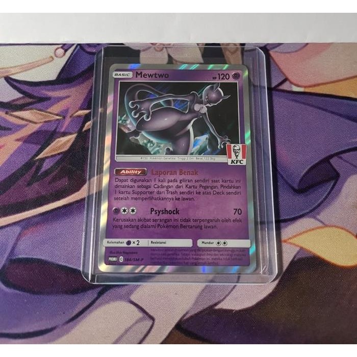 Novice Pokemon TCG Indonesia Promo pack KFC Mewtwo