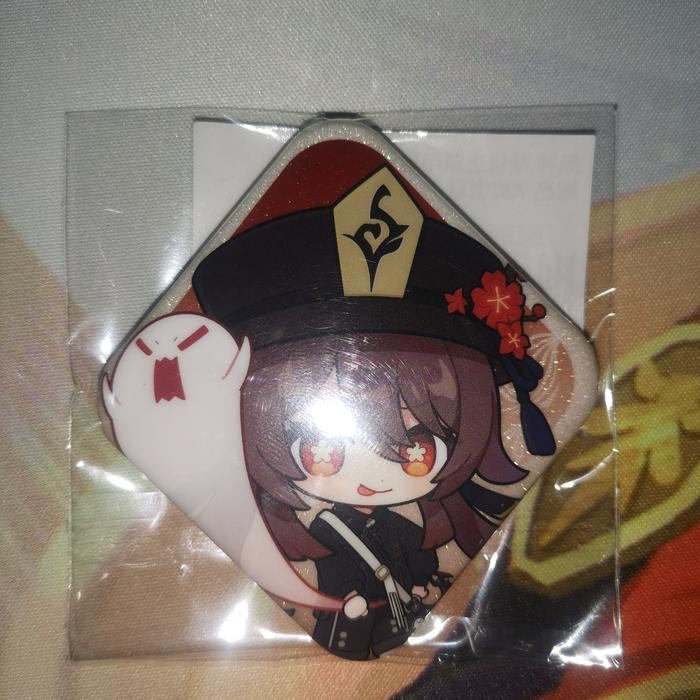 Genshin Impact Hutao Limited Metal Badge