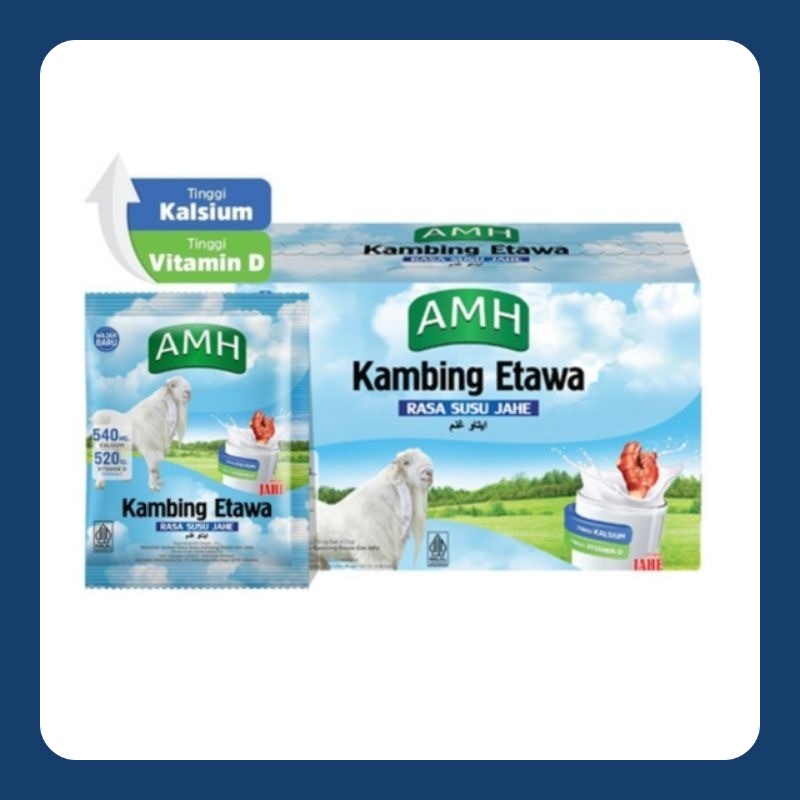 

Susu Kambing Etawa AMH 1Box Isi 10 Sachet Rasa Original & Jahe