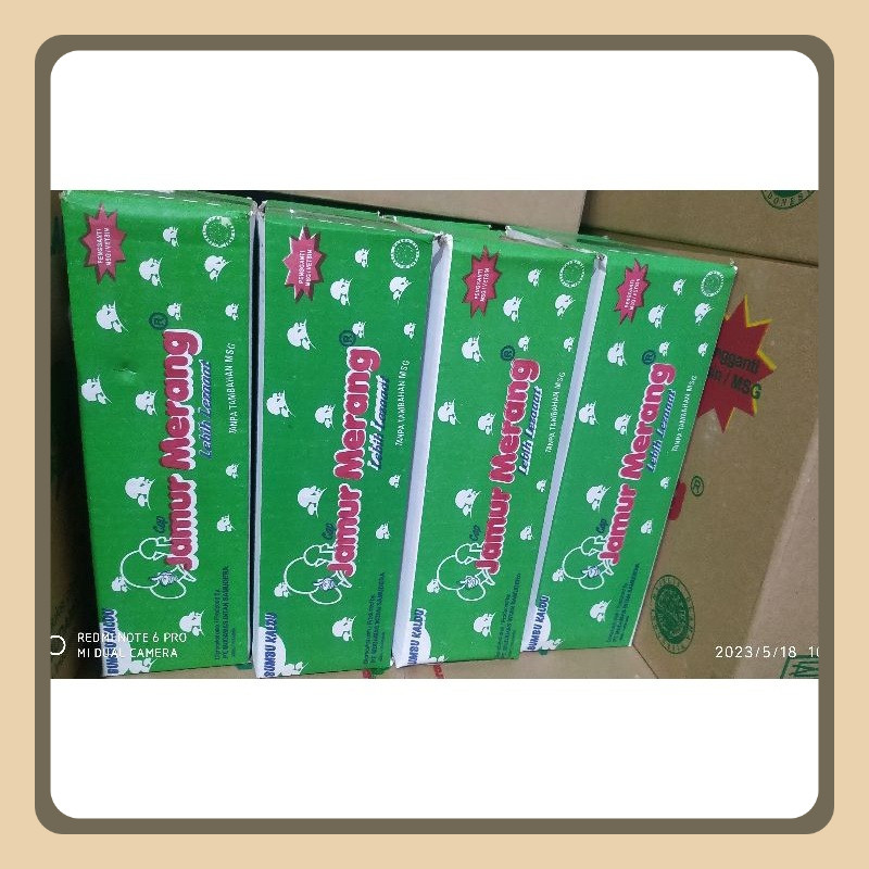 

Kaldu Alami Jamur Merang Kemasan 3 Gr 1 Dus Isi 10 Pack