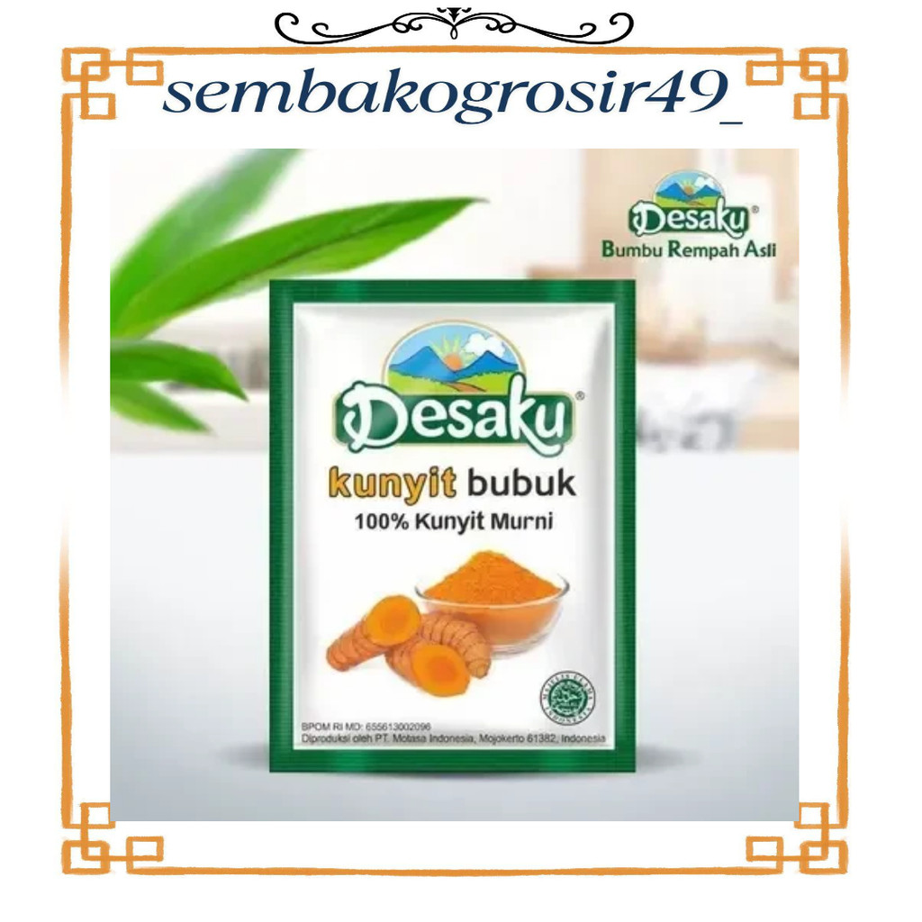 

SSG49 Desaku Kunyit Bubuk 5g 1renteng 12sachet