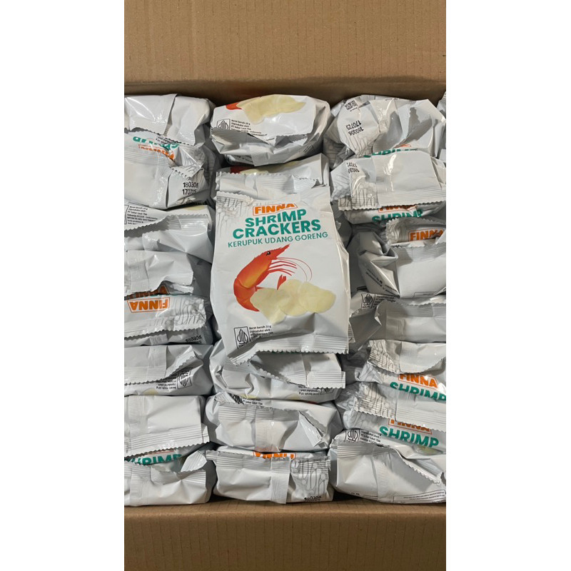 

TERLARIS Kerupuk FINNA 1 Box Isi 120 Pcs Kemasan 10g