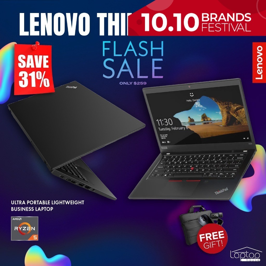 Lenovo ThinkPad X395 – Ultra-Portable Business Laptop