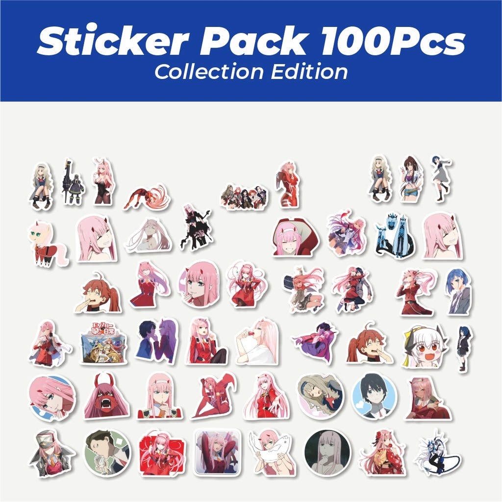 

Hot Sticker Anime Darling In The Franxx Lucu Anti Air Stikers Berperekat Waterproof Sticker Decal Buat Motor Helm Buku Journal Koper Casing HP Laptop Botol Minum