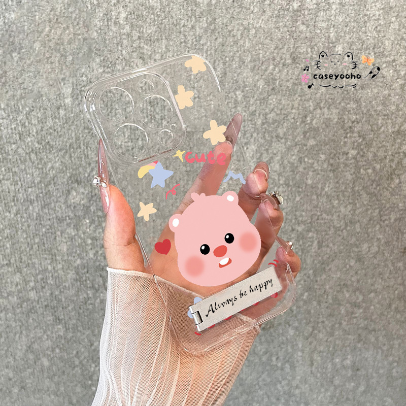 Casing Kompatibel Untuk IPhone 11 13 14 15 12 Pro Max IPhone 14Plus 15Plus Kartun Loopy Popular Tanp