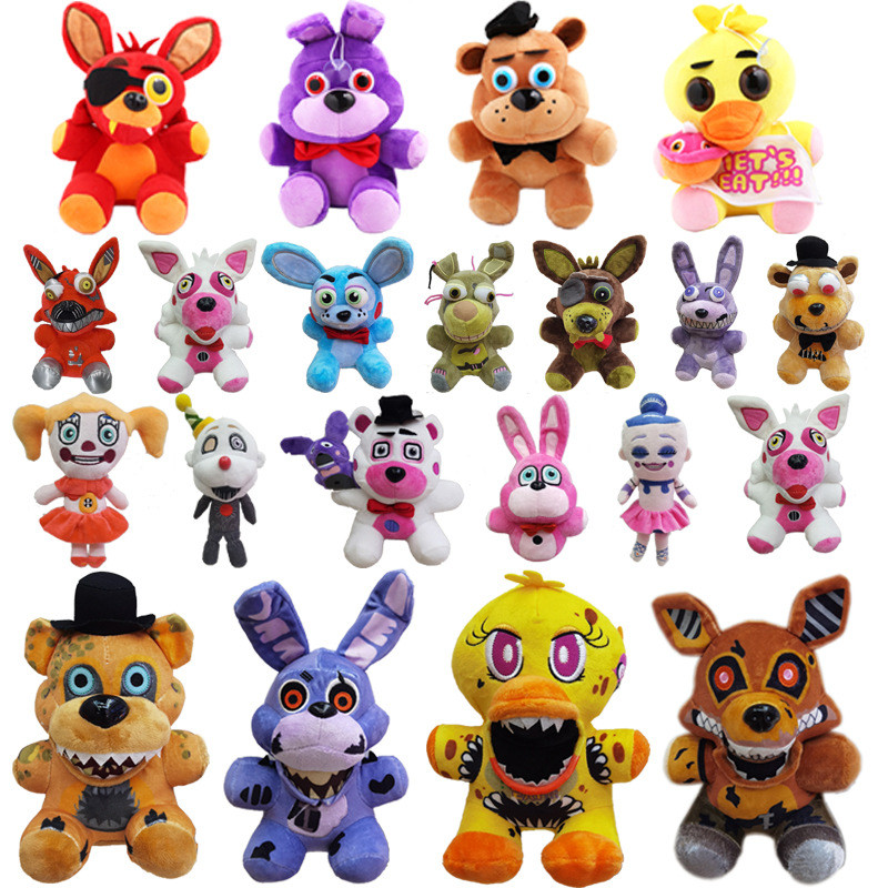 18 CM FNAF Freddy's Plush Toy Stuffed & Plush Animals Bear Rabbit Game Fnaf Birthday  ristmas Toys F
