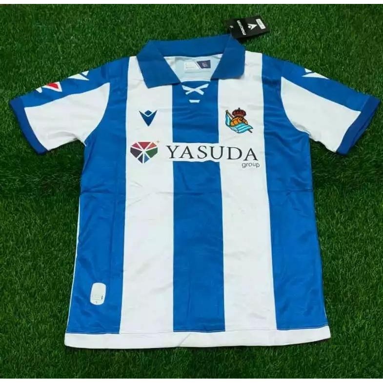 JERSEY BAJU BOLA REAL SOCIEDAD HOME 2024/2025 FANS VERSION
