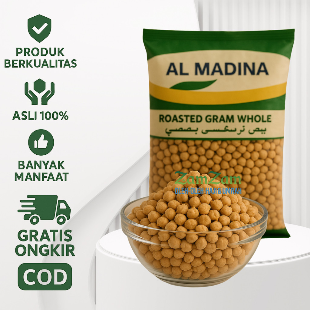 

KACANG ARAB ORIGINAL 500 Gr dan 1 Kg Kacang Arab Renyah Fresh Oleh Oleh Haji dan Umroh
