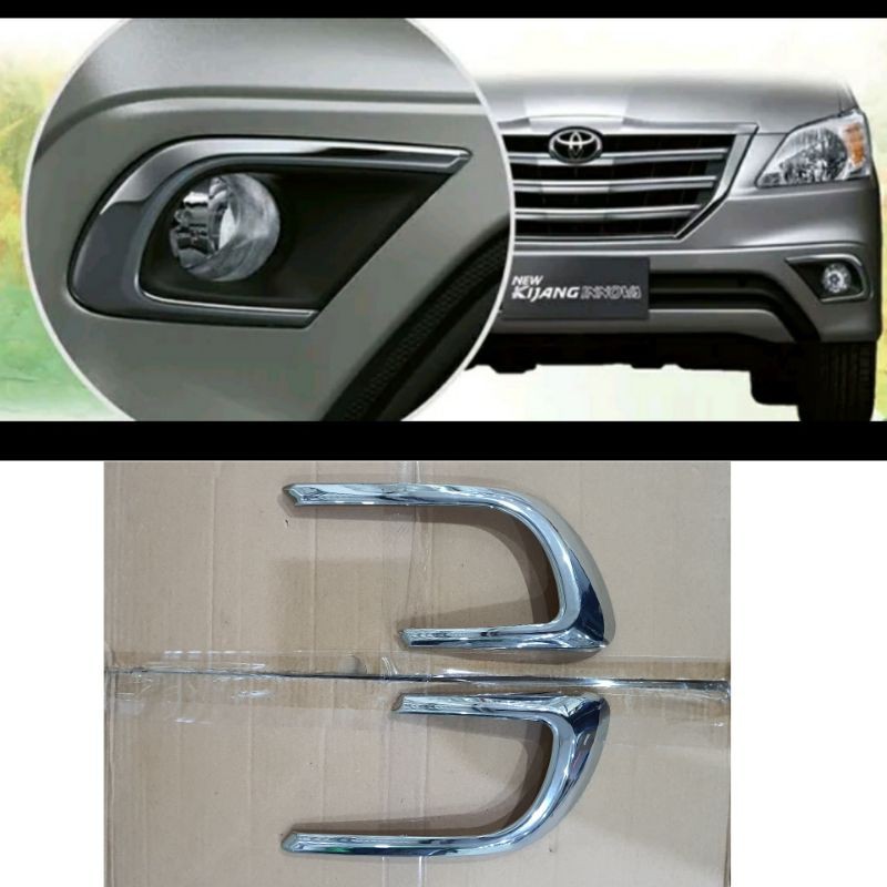 Ring foglamp chrome Grand Innova 2014-2015 - COVER FOGLAMP MOBIL INNOVA -VARIASI CHROME MOBIL INNOVA