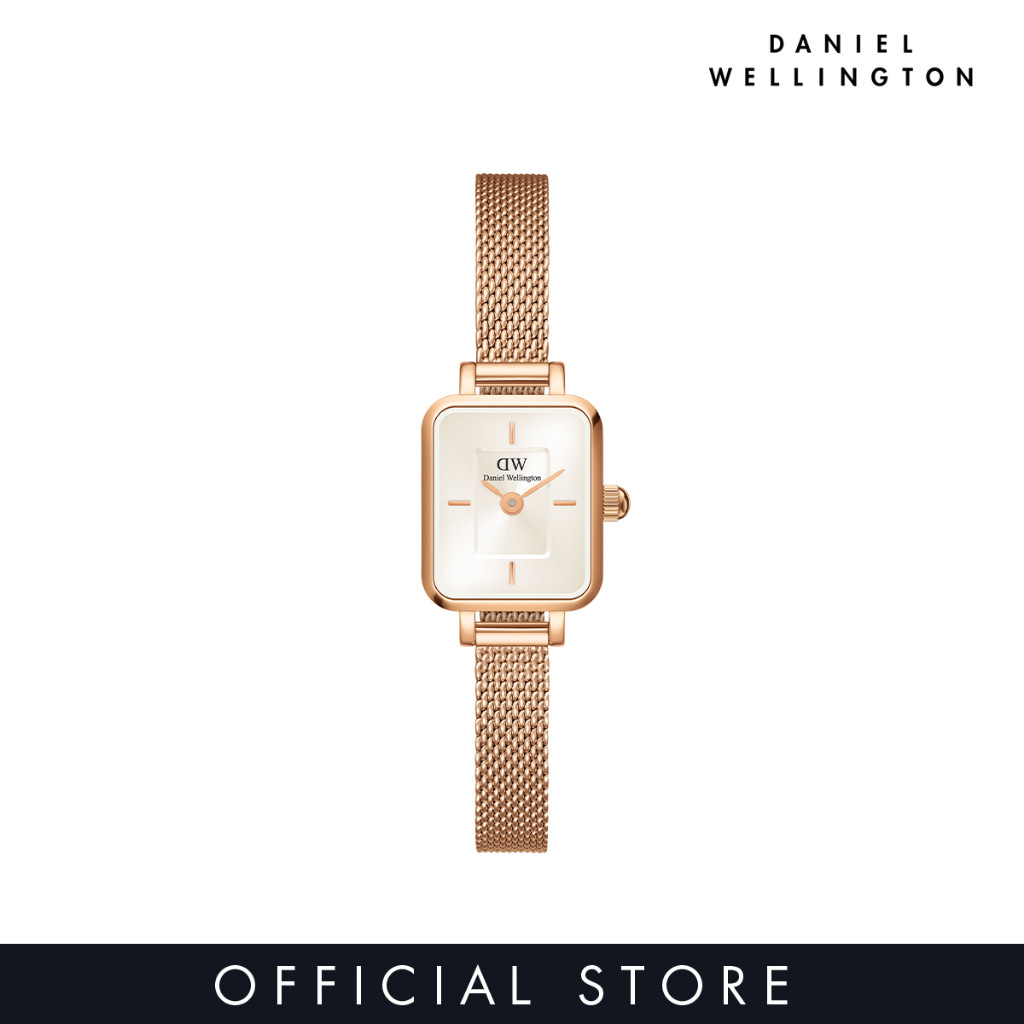 Daniel Wellington Quadro Mini Melrose Rose Gold Champagne - DW00100651