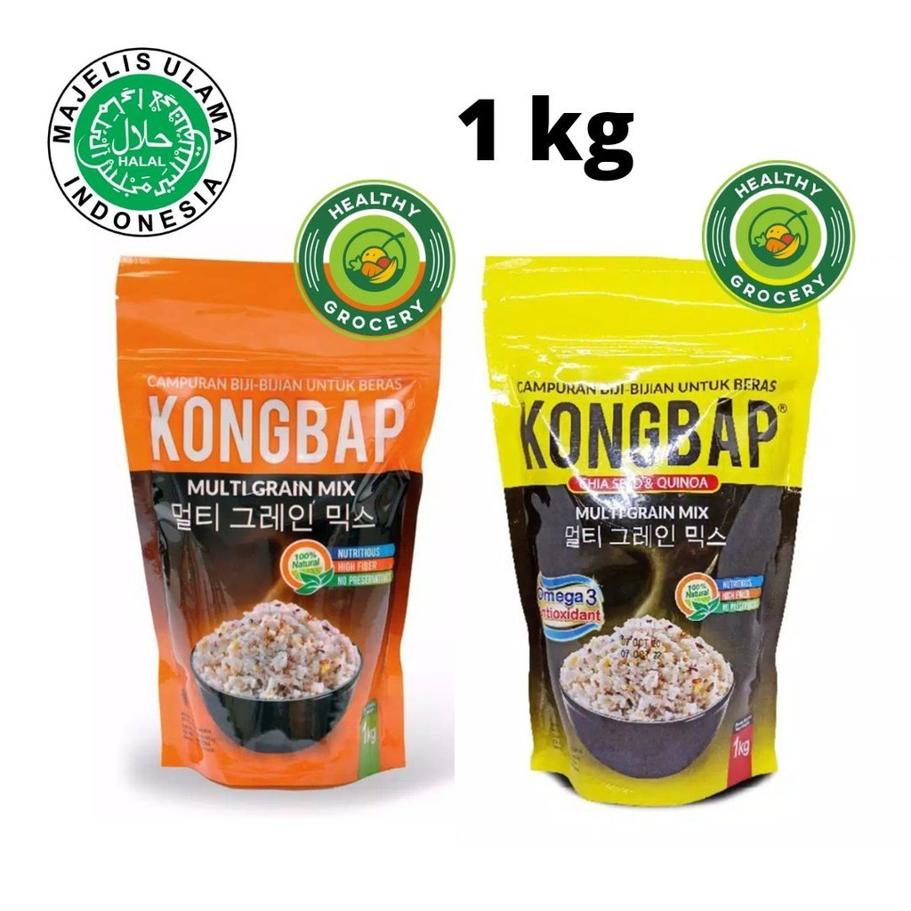 

KONGBAP Multi Grain Mix 1 Kg Chiaseed & Quinoa / Mix Rice