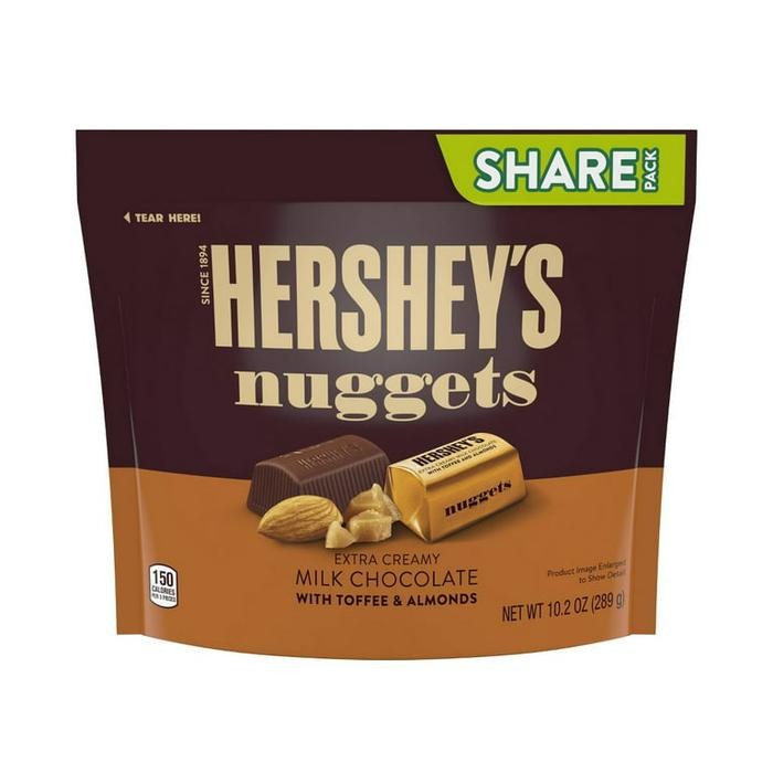 

Hershey's Nuggets Toffee Almond Share Size Chocolates pack- 10.2oz