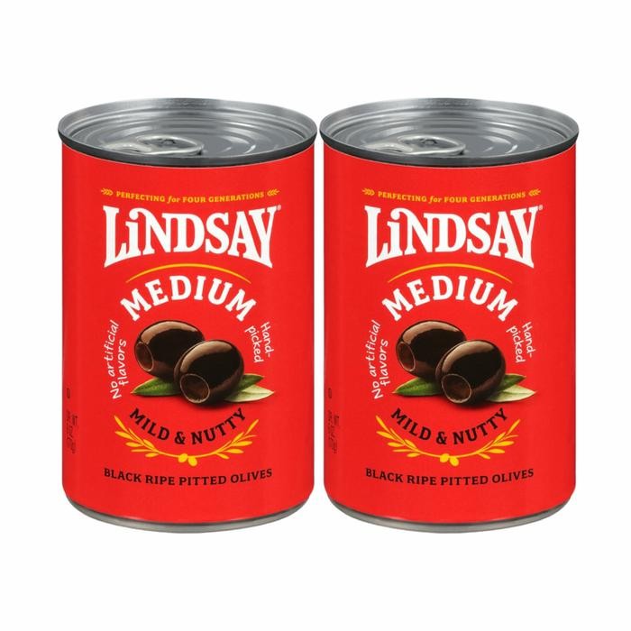 

Lindsay Medium Pitted Black Ripe Olives 6 oz/170 gram