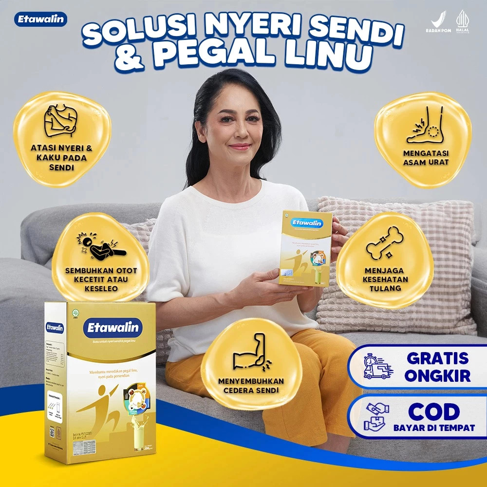 

Etawalin Paket 1 Box : Susu Kambing Etawa Solusi Asam Urat dan Nyeri Sendi Official 200 Gram