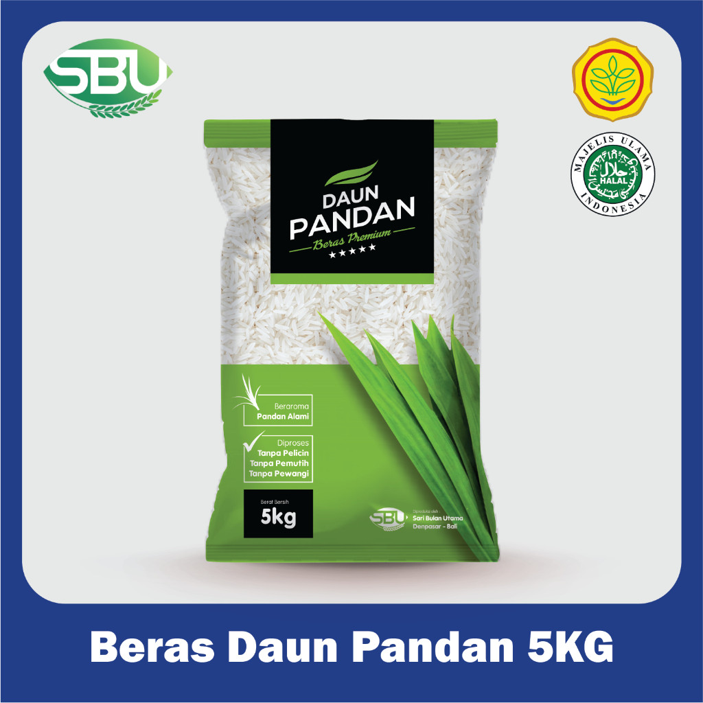 

Beras Putih Premium Daun Pandan 5KG