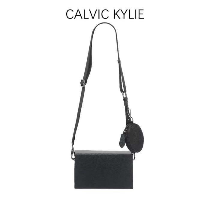 CALVIC KYLIE Sling Bag/Tas Selempang Ridig Mini Calvic Kylie/Tas Bahu Unisex Gaya Terkini