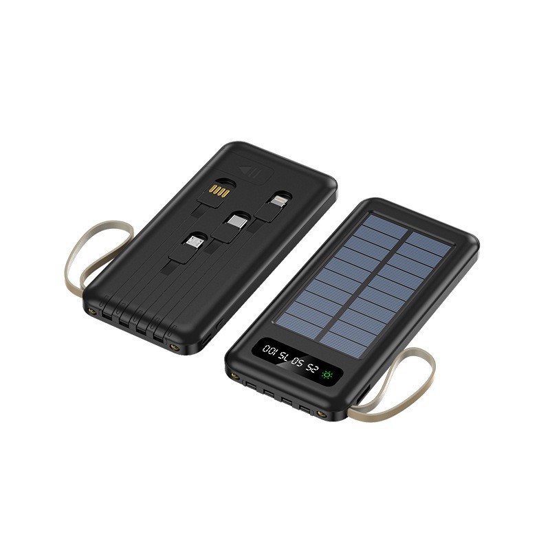 BestPromo 50000Mah Powerbank Robot Power Bank 100000Mah Multifungsi Solar Cell Tenaga Surya Portable